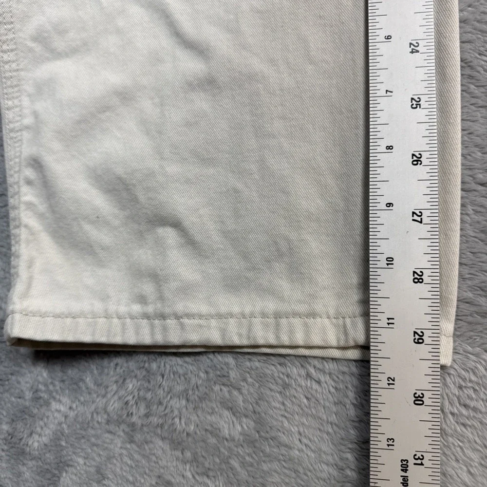 Vintage Lee Dungaree Carpenter Pants 34x29 Beige Workwear Baggy Skater USA